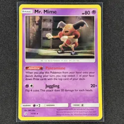 Mr. Mime - 11/18 - Holo Rare - Detective Pikachu - Pokemon Card - NM/M - Image 1