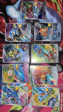Pokemon 2026 First Partner Illustration Collection Series 1 Promos Set 9 Cards - Image 1