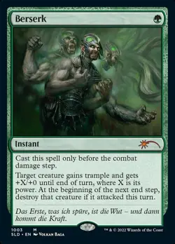MTG Berserk - Foil, Secret Lair Drop Series, Lightly Played, English - Image 1