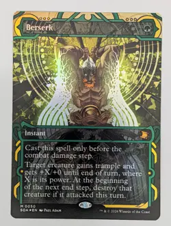 (Foil) Berserk (50) Secrets of Strixhaven: Mystical Archive Mtg NM - Image 1