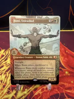 MTG Bumi, Unleashed - Foil - Showcase, Avatar: The Last Airbender, Near Mint, En - Image 1