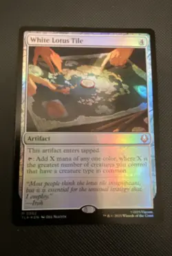 White Lotus Tile Avatar: The Last Airbender Foil; MTG - Image 1