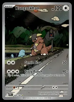 KANGASKHAN - 204/182 Illustration Rare Destined Rivals Pokemon NM - Image 1