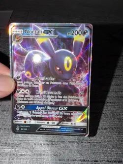 Carte Pokemon Noctali GX 80/149 Soleil Et Lune Francais Occasion - Image 3