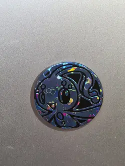 Manaphy Blue Coin Cracked Ice Holographic Pokemon TCG Exclusive Rare Flip Coin - Image 1