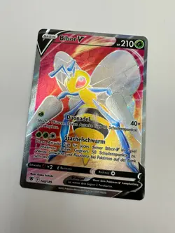 Pokemon Karte TCG Bibor V 160/189 Astralglanz Fullart Holo Rare Deutsch NM - Image 2