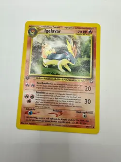 Pokemon Karte TCG Igelavar 47/111 1.Neo Genesis no Holo Vintage Deutsch EX - Image 2