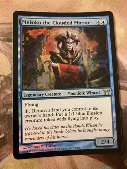 Meloku the Clouded Mirror FOIL MTG Commander EDH Card English - Image 1