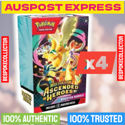 Pokemon TCG: Mega Evolution Ascended Heroes Booster Bundle x4 Damaged stock - Image 1