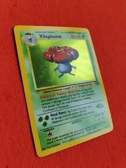 Vileplume 15/64 Pokemon TCG Jungle Set (1999) HOLO Rare NM - Image 3