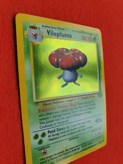 Vileplume 15/64 Pokemon TCG Jungle Set (1999) HOLO Rare NM - Image 4