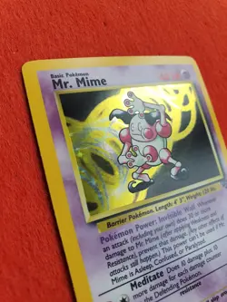 Mr. Mime 6/64 Pokemon TCG Jungle Set (1999) HOLO Rare NM - Image 3
