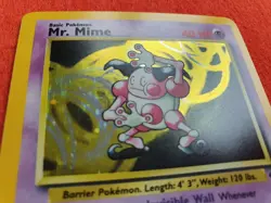 Mr. Mime 6/64 Pokemon TCG Jungle Set (1999) HOLO Rare NM - Image 5