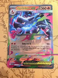 Mega Charizard X ex - 013/094 - Double Rare - Pokemon: Phantasmal Flames - NM - Image 1