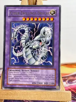 Cyber Zwillings-Drache DP04-DE011 Rare Deutsch EX YUGIOH - Image 1