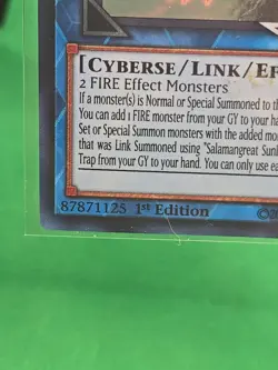 Yugioh Salamangreat Sunlight Wolf LD10-EN000 Ghost Rare 1st Edition NM - Image 4