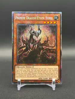 Yu-Gi-Oh Primite Dragon Ether Beryl RA05-EN033 Starlight Rare - Image 1