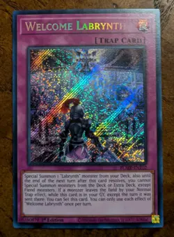 Welcome Labrynth BLMR-EN102 Secret Rare 1st Edition Near Mint Yu-Gi-Oh! - Image 1