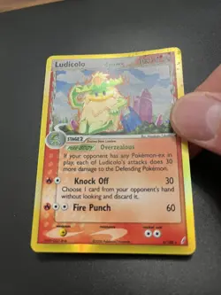Ludicolo Crystal Guardians 6/100 Holo Delta Species Pokemon Card HP - Image 3