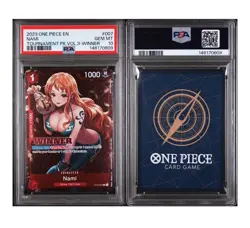 Nami (Tournament Pack Vol. 3) Winner ST01-007 One Piece Promotion Cards PSA 10 - Image 3