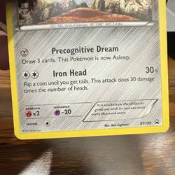 Pokemon Jirachi XY195 Promo Holo Basic Card Iron Head 70HP XY Set English - Image 4