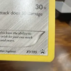 Pokemon Jirachi XY195 Promo Holo Basic Card Iron Head 70HP XY Set English - Image 5