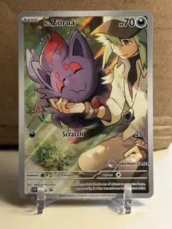 Pokemon TCG N's Zorua #189 Center Exclusive Stamped Promo Card - Image 1