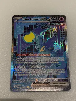 Pokemon TCG Iron Crown EX Prismatic Evolutions Card 158/131 Sir - Image 1