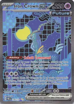 Pokemon TCG Iron Crown EX Prismatic Evolutions Card 158/131 Sir - Image 3