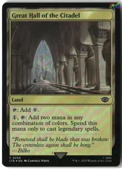 MTG Great Hall of the Citadel [LTR - 254] LP Foil 2-2 - Image 1
