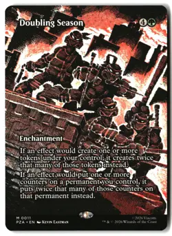 MTG Doubling Season (Borderless) [PZA - 11] NM 4-88 NM - Image 1