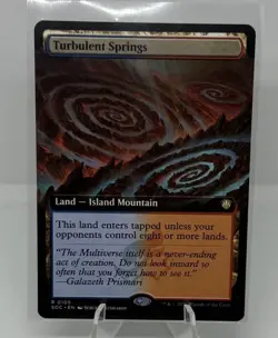 Turbulent Springs (Extended Art) - #105 - Rare - Secrets of Strixhaven - SOC - Image 1