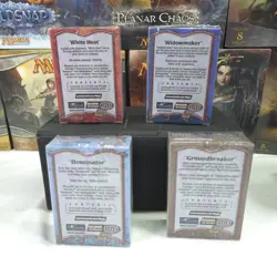 Magic the Gathering Exodus Precon COMPLETE SET SEALED - Image 2