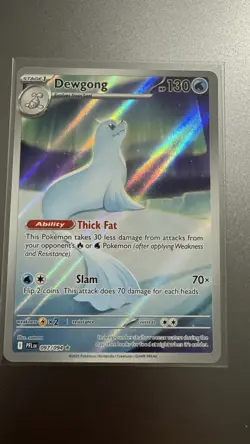Dewgong - 097/094 - Phantasmal Flames - Illustration Rare - Pokemon TCG - NM/M - Image 1
