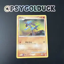 Riolu - 6/61 - Common LP English Pokemon DP Training Kit 1 - LP B4 - Image 1