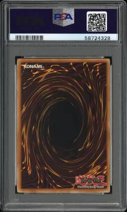 2003 YUGIOH MAGICIAN'S FORCE #000 DARK MAGICIAN GIRL SECRET RARE PSA 10 *LOW POP - Image 2