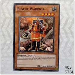 Rescue Warrior - STBL-EN006 - Common 1st Edition Yugioh - Image 1