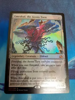 MTG Torn Eternal Emrakul Foil English Card Play Used - Image 1