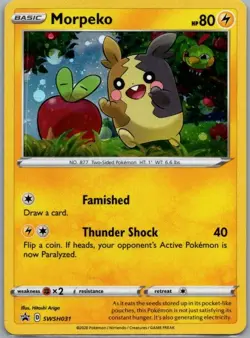 SWSH: Sword & Shield Promo Cards #SWSH031 Morpeko Holo - Image 1