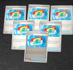 Pokemon TCG Trainer Item Poke Pad 198/217 ASC 2026 (Lot 6 cards) - Image 1