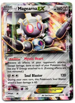 Magearna EX XY175 - XY Black Star Promos Promo Pokemon TCG - HP Card - Image 1
