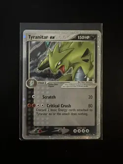 Pokemon Card - Tyranitar ex (Holo) POP Series 1 17/17 Ultra Rare - Image 1