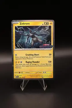 Zekrom (Paradox Rift Stamped) 066/182 Holo Misc Cards & Products Pokemon NM - Image 1