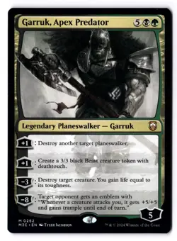 Garruk, Apex Predator NM* Modern Horizons 3 Commander 0262 mtg -UnltdCards - Image 1