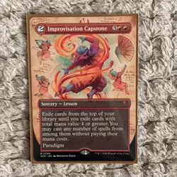 MTG Improvisation Capstone Borderless SOS #294 NM - Image 1