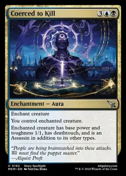 Coerced to Kill - Foil - Murders at Karlov Manor #0192 MTG Magic The Gathering - Image 1