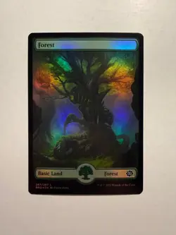 Forest (287) - Full Art 287 MTG The Brothers' War Foil - Image 1