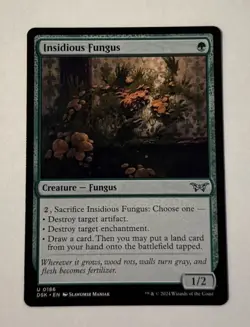 MTG Insidious Fungus - Duskmourn: House of Horror LP - Image 1