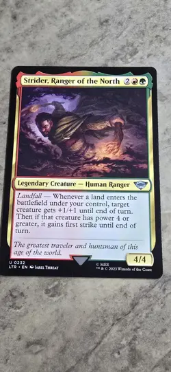Strider, Ranger of the North Universes Beyond: the Lord of the Rings MTG NM - Image 1