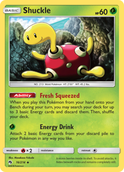 Shuckle Reverse Holo - Lost Thunder Near Mint Pokemon TCG - Image 1